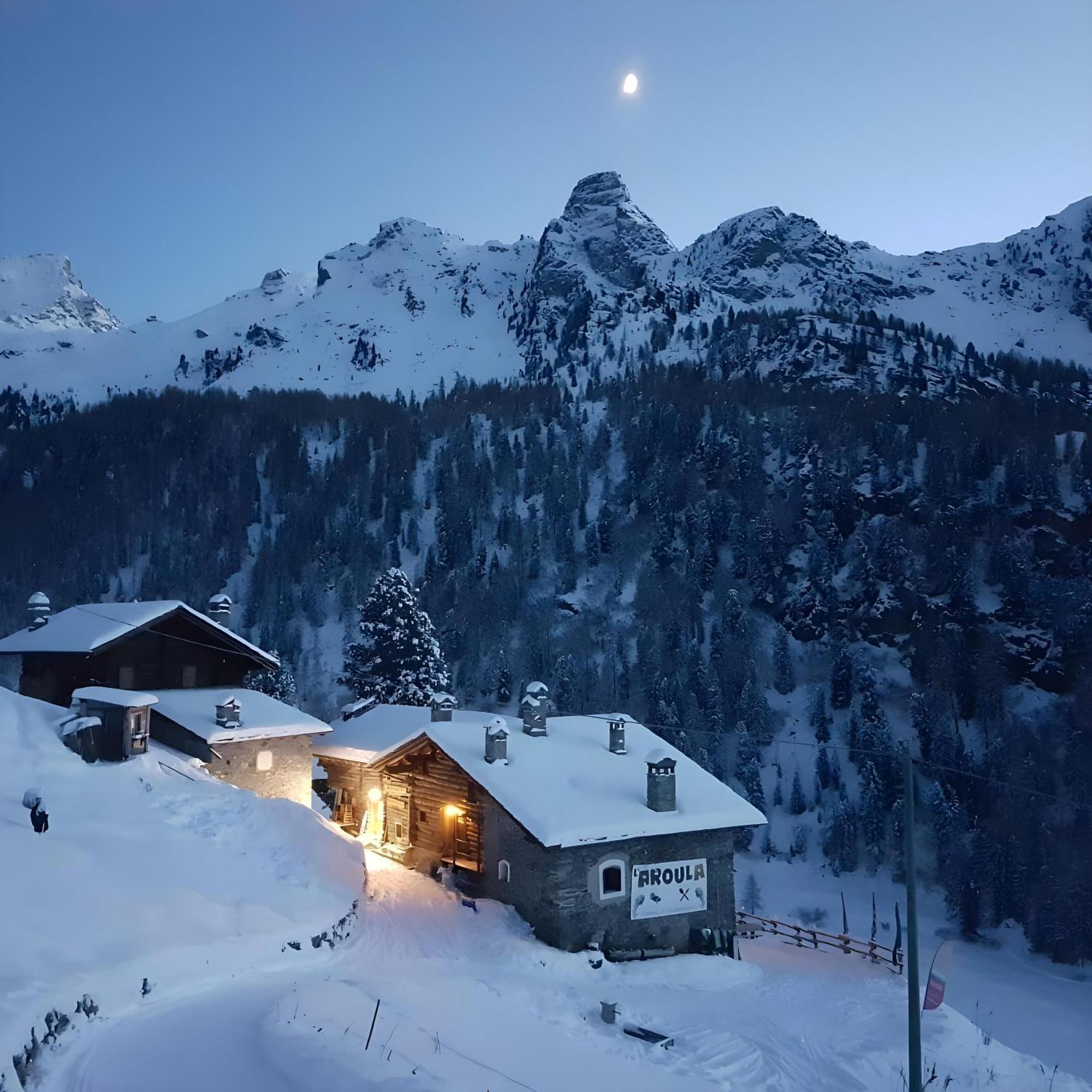 L' Aroula Rooms & Restaurant Champoluc Exterior foto